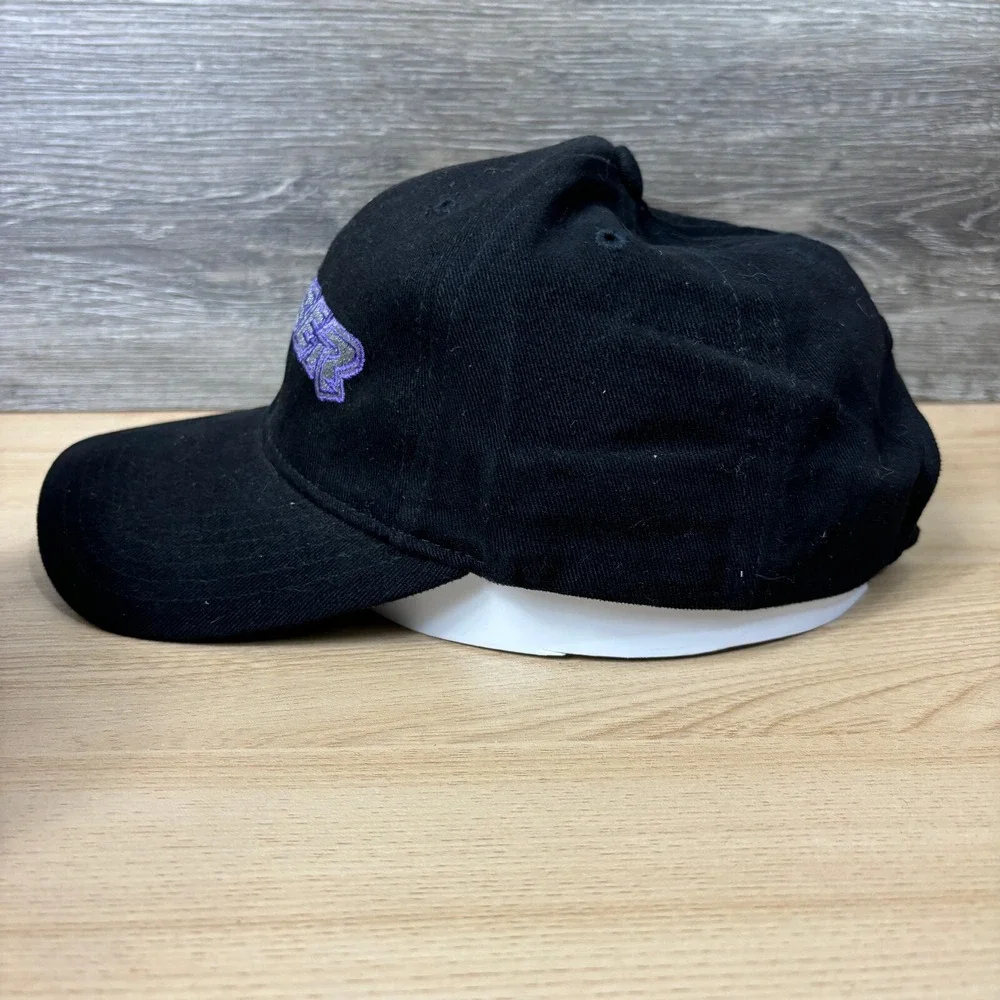Vintage The Lumber Co Hat Cap Strap‎ Back Black Baseball Bats Adjustable